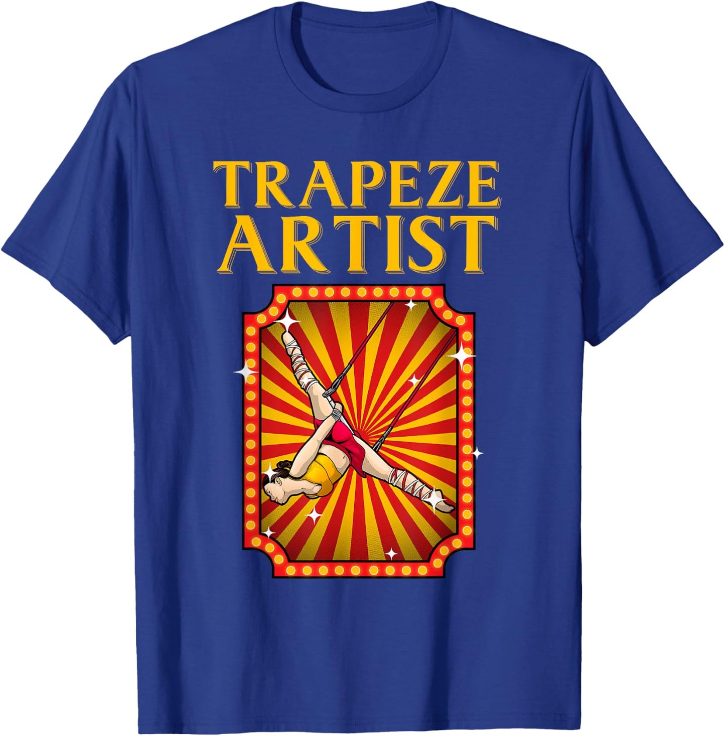 Funny Trapeze Artist Costume Design Kids Men Women Circus T-Shirt - T-Shirt | Royal