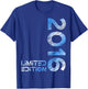 Limited Edition Jahrgang 2016 Junge Mädchen 10. Geburtstag T-Shirt - T-Shirt | Royal