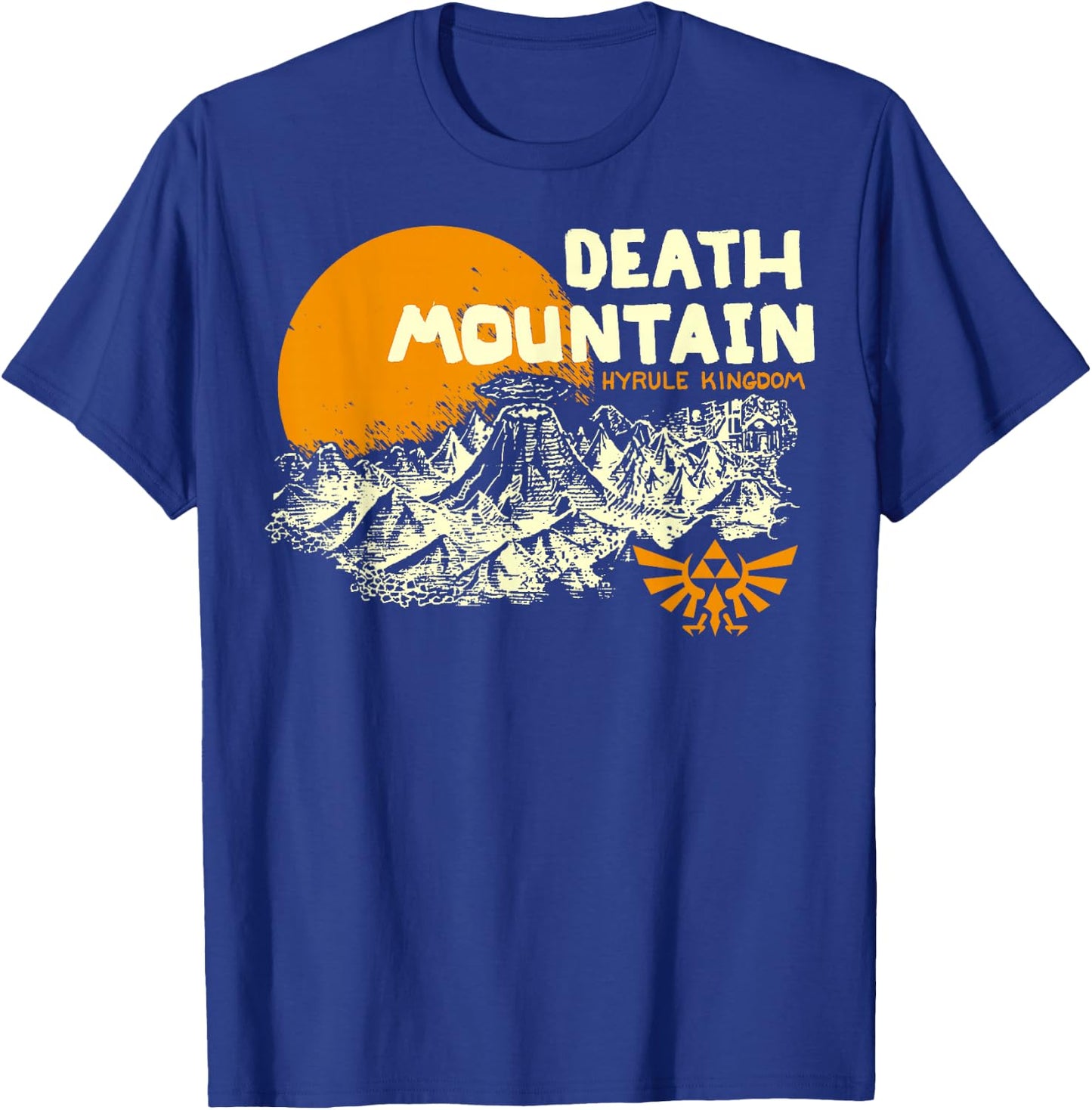 Nintendo Legend Of Zelda Hyrule Death Mountain Scenery T-Shirt - T-Shirt | Royal