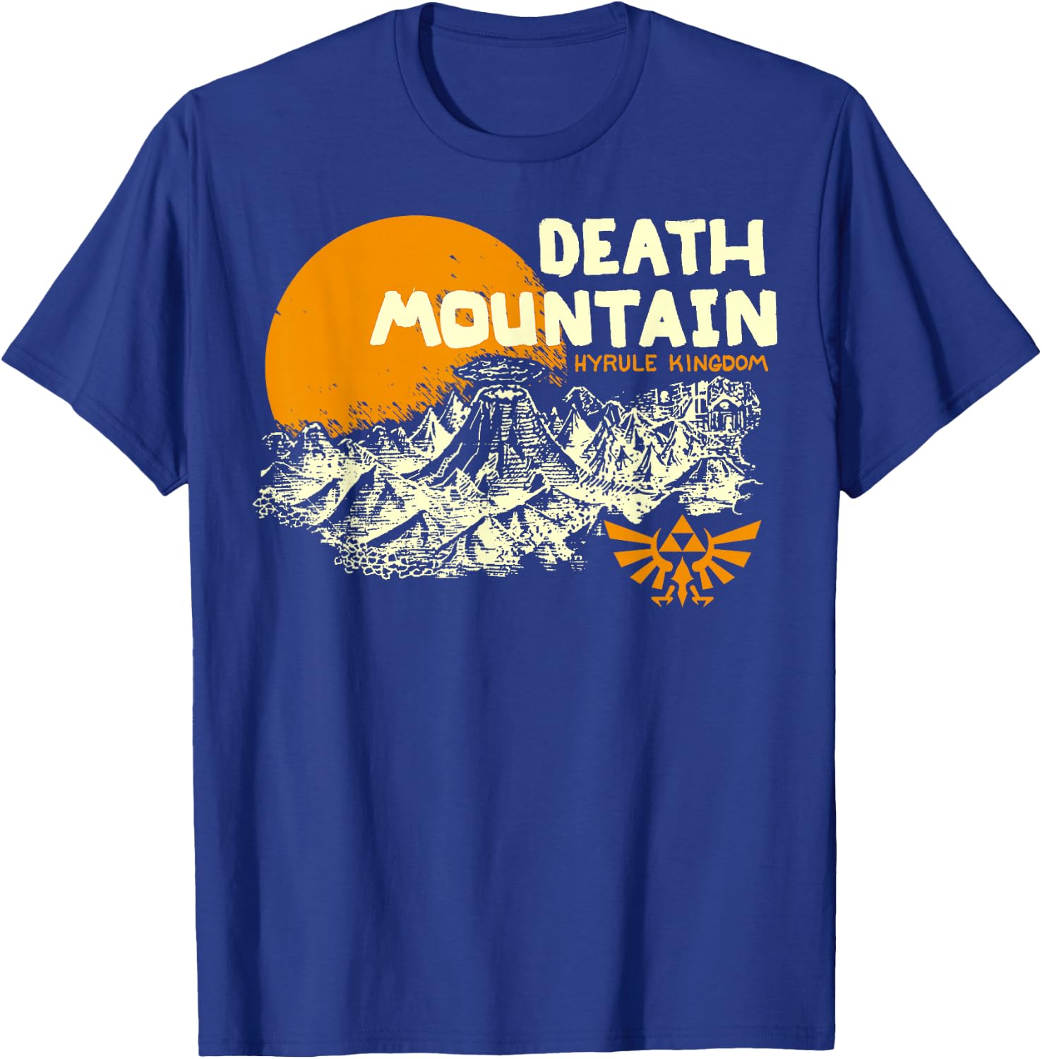 Nintendo Legend Of Zelda Hyrule Death Mountain Scenery T-Shirt - T-Shirt | Royal