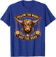 Follow The Word Not The Herd Christian Cow T-Shirt - T-Shirt | Royal