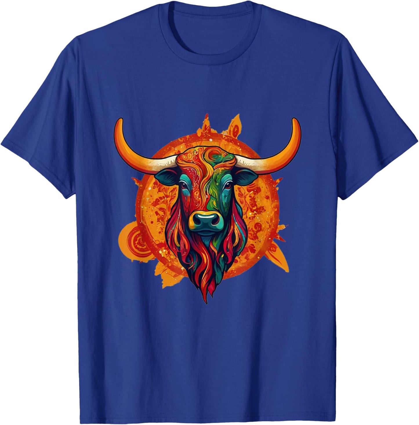 Pfingstochse - Bunter Ochse zu Pfingsten T-Shirt - T-Shirt | Royal