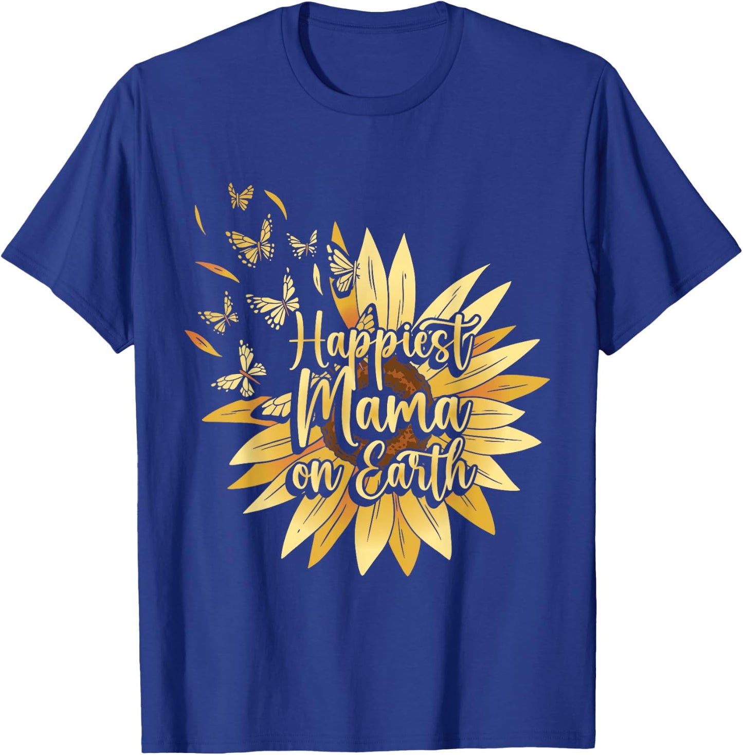 Yellow Flower Mom Sunflower Summer T-Shirt - T-Shirt | Royal