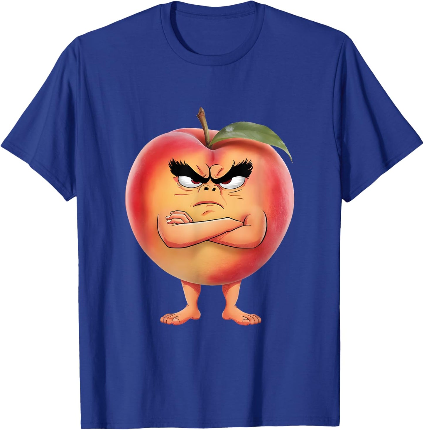Fruits à la pêche en colère T-Shirt - T-Shirt | Royal