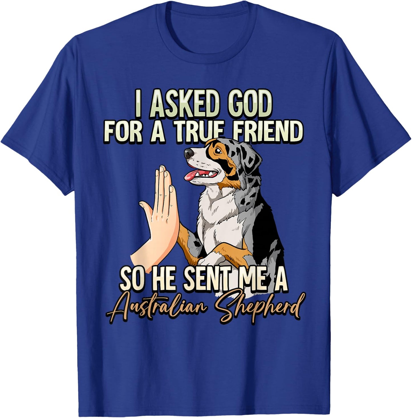 Australian Shepherd T-Shirt - T-Shirt | Royal
