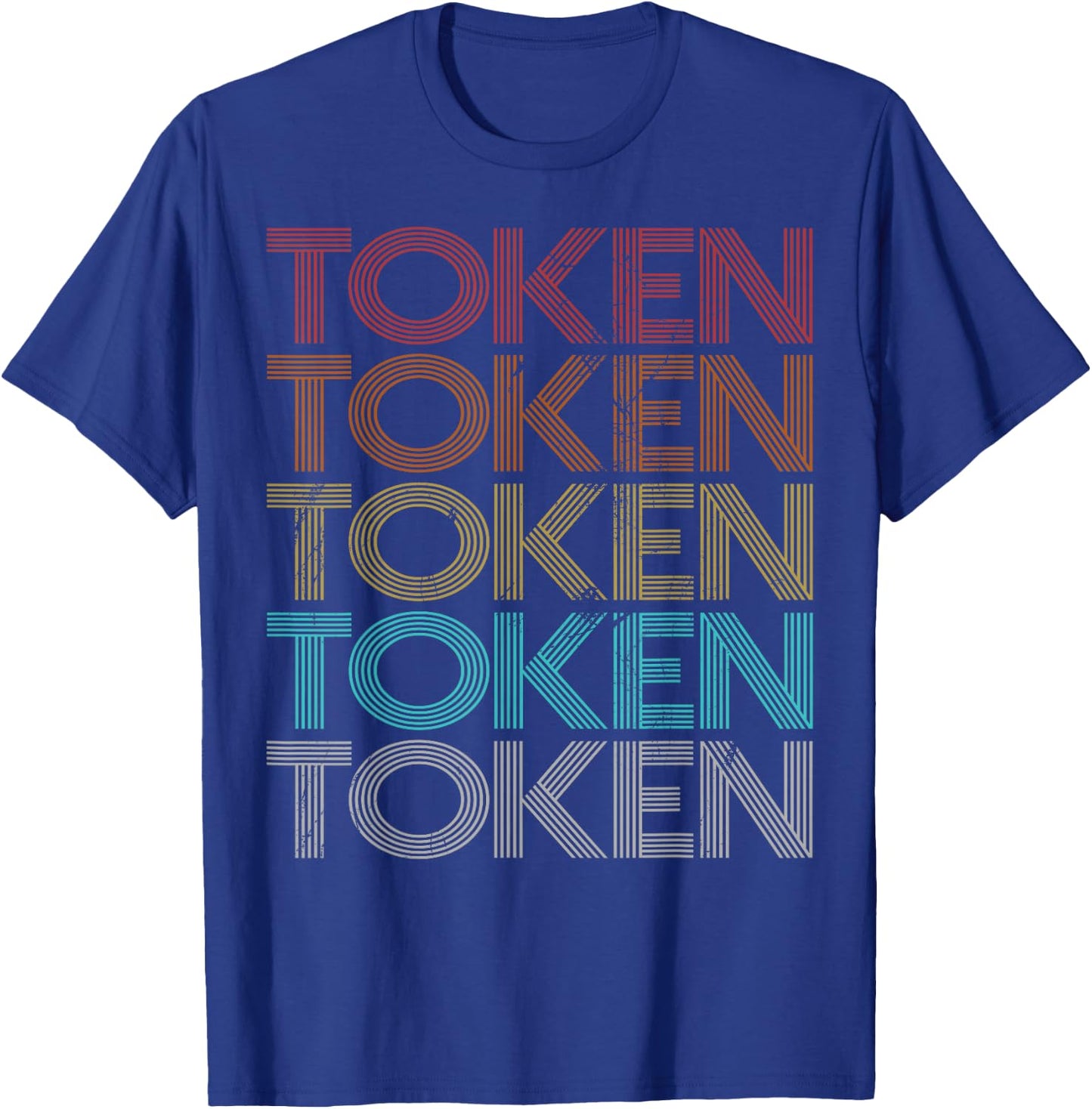Retro Vintage Token T-Shirt - T-Shirt | Royal