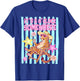 Striped It’s 5 O’Clock Somewhere Beach Vibes Leopard T-Shirt - T-Shirt | Royal