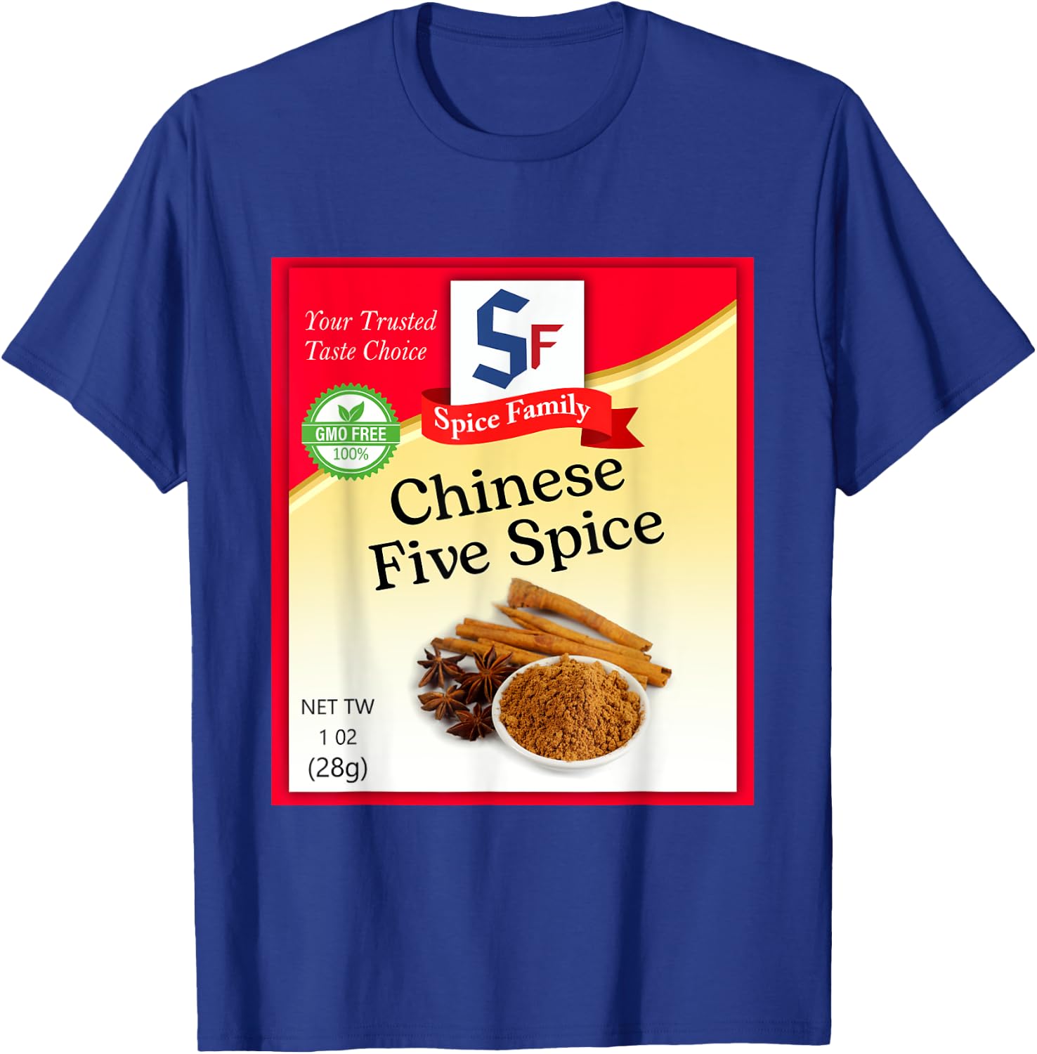 Chinese Five Spice Condiment Holiday Spice Group Costumes T-Shirt - T-Shirt | Royal