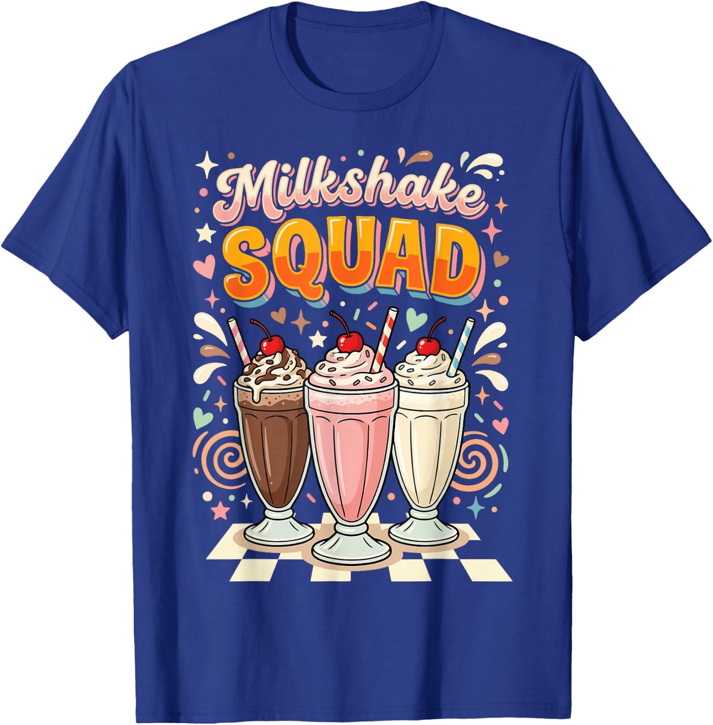 Milkshake Squad T-Shirt - T-Shirt | Royal