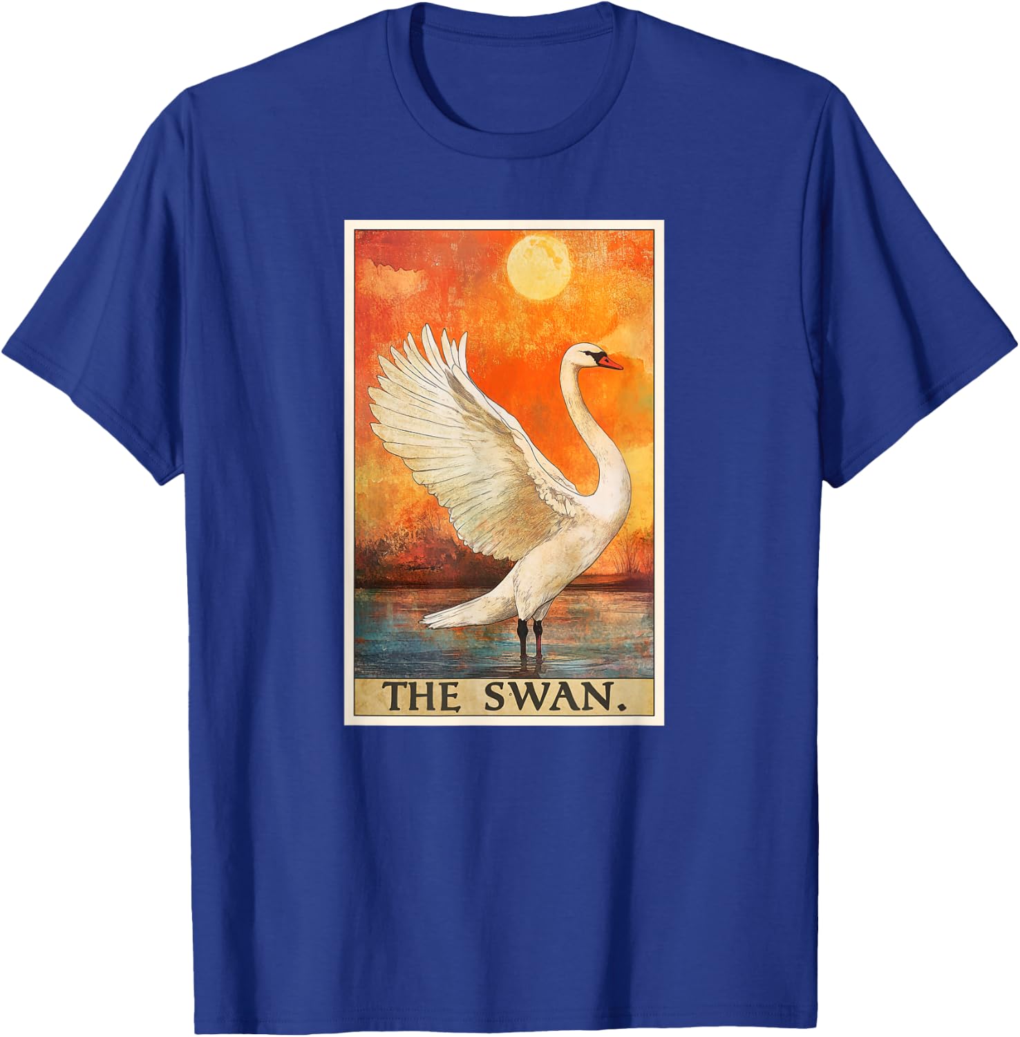 Swan Tarot Card Swans Swan T-Shirt - T-Shirt | Royal
