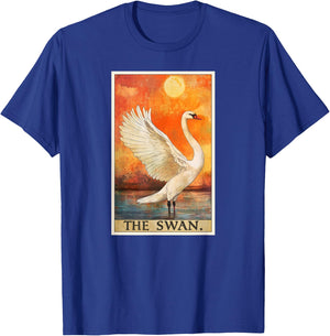 Swan Tarot Card Swans Swan T-Shirt - T-Shirt | Royal