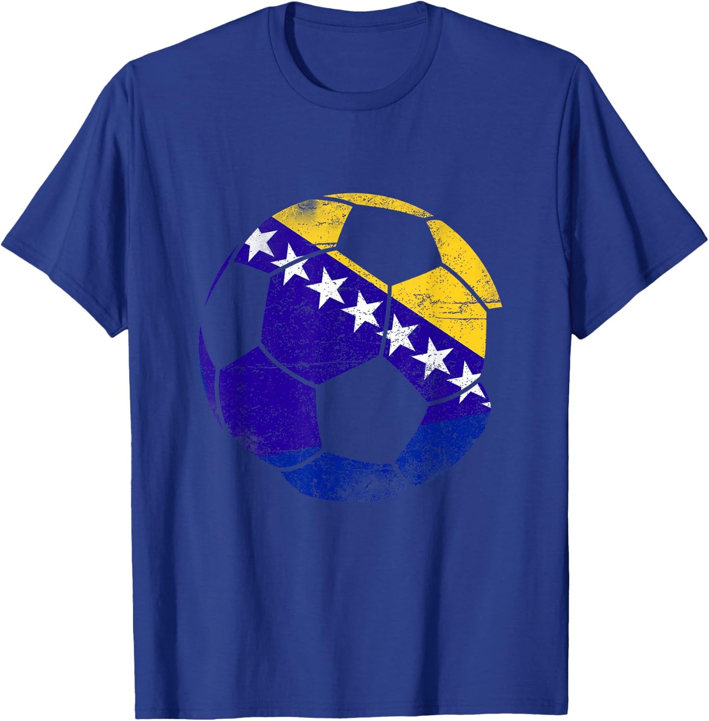 Bosnien-Fußball, Bosnien, Bosnien-Flagge. T-Shirt - T-Shirt | Royal