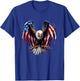 US Flagge als Adler - USA Flagge T-Shirt - T-Shirt | Royal