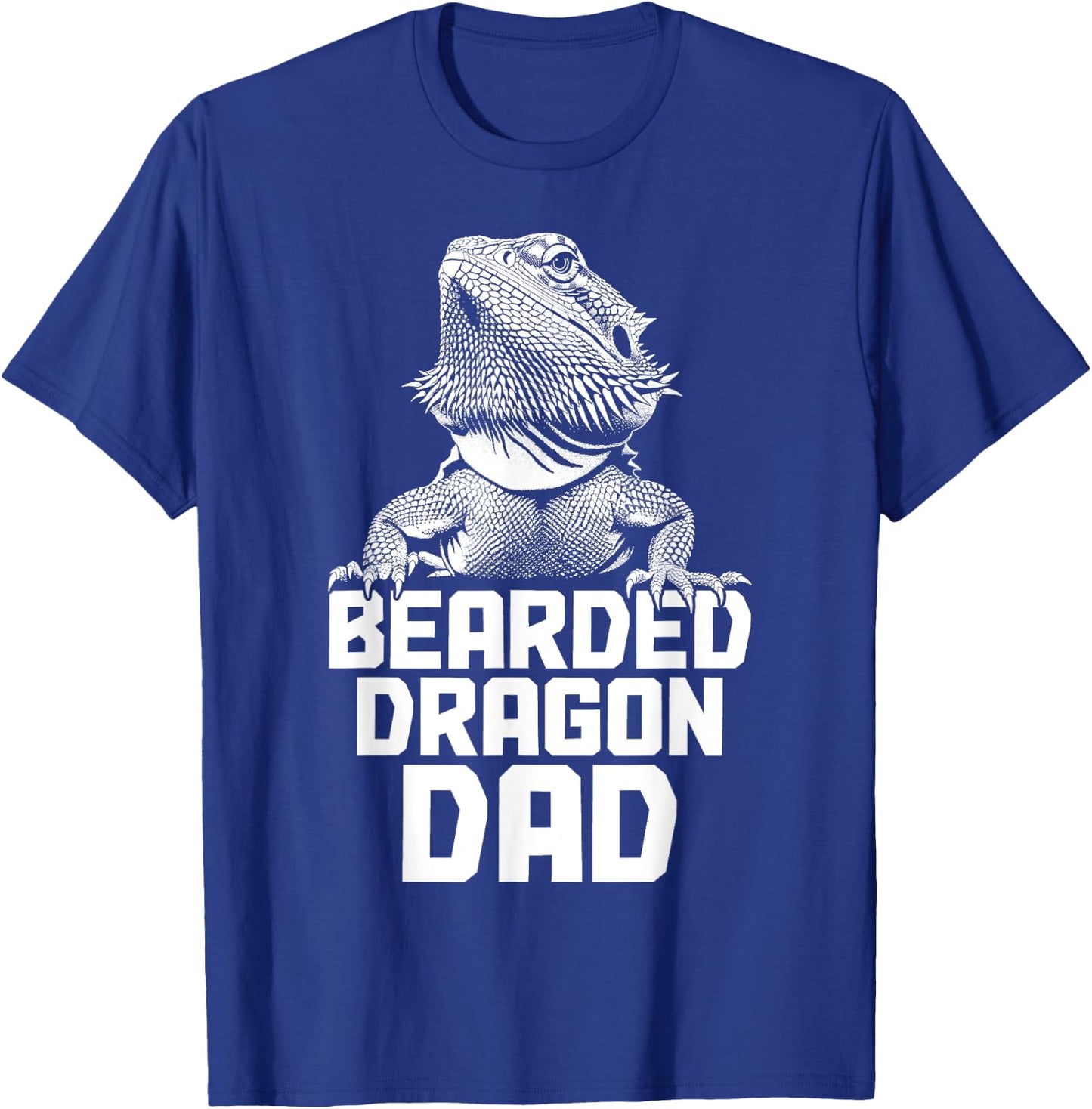 Bearded Dragon Dad Funny Reptile T-Shirt - T-Shirt | Royal