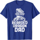 Bearded Dragon Dad Funny Reptile T-Shirt - T-Shirt | Royal