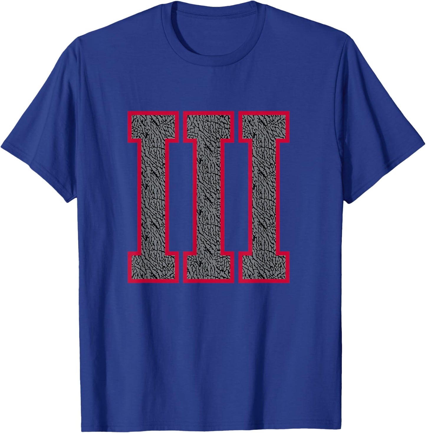Black Cement 3 Shirt T-Shirt - T-Shirt | Royal