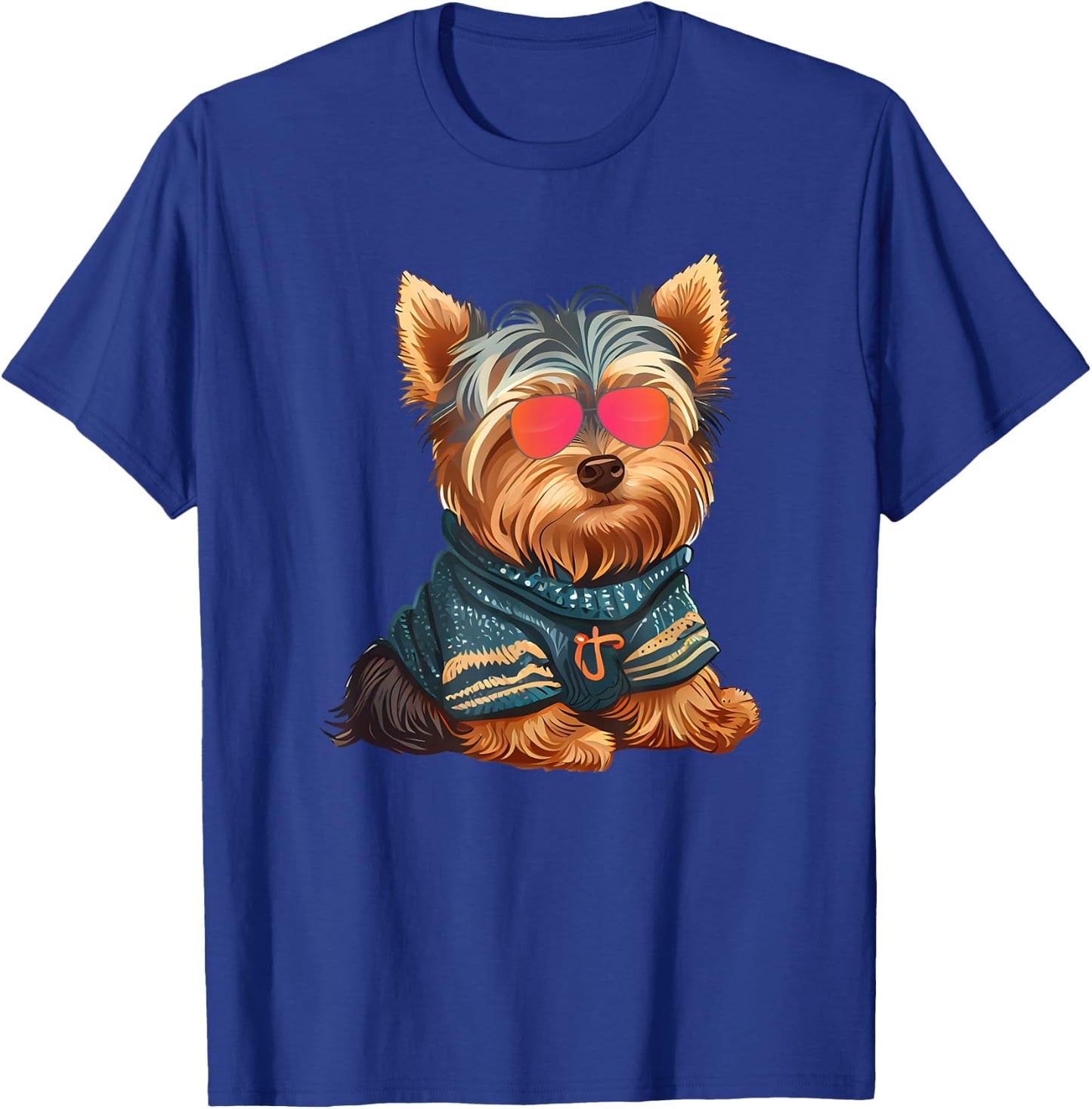 Yorkshire Terrier Shirt Yorkie Dog Men's Graphic T-Shirt - T-Shirt | Royal