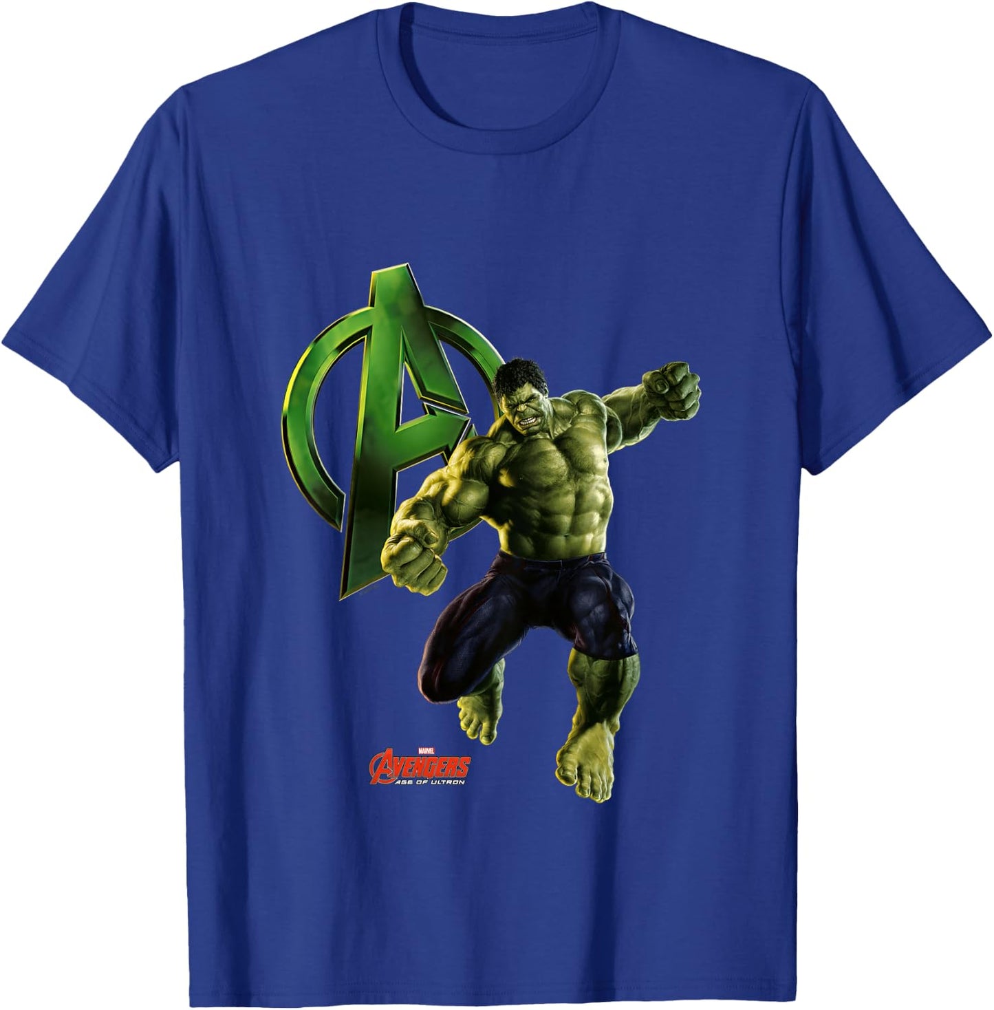 Kids Avengers Age Of Ultron Hulk T-Shirt - T-Shirt | Royal