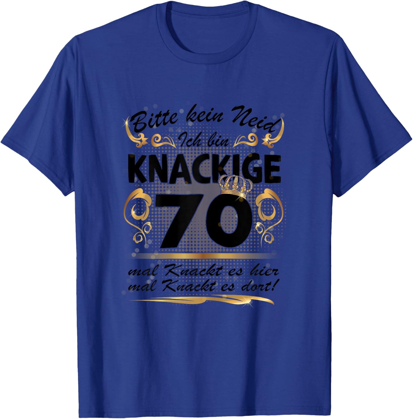 Women's 70 Years Old Grandma Mama 70th Birthday Sayings Funny Women , White, s T-Shirt - T-Shirt | Royal