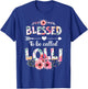 Blessed to be called Lolli Shirt Funny Lolli Mother's Day T-Shirt - T-Shirt | Royal