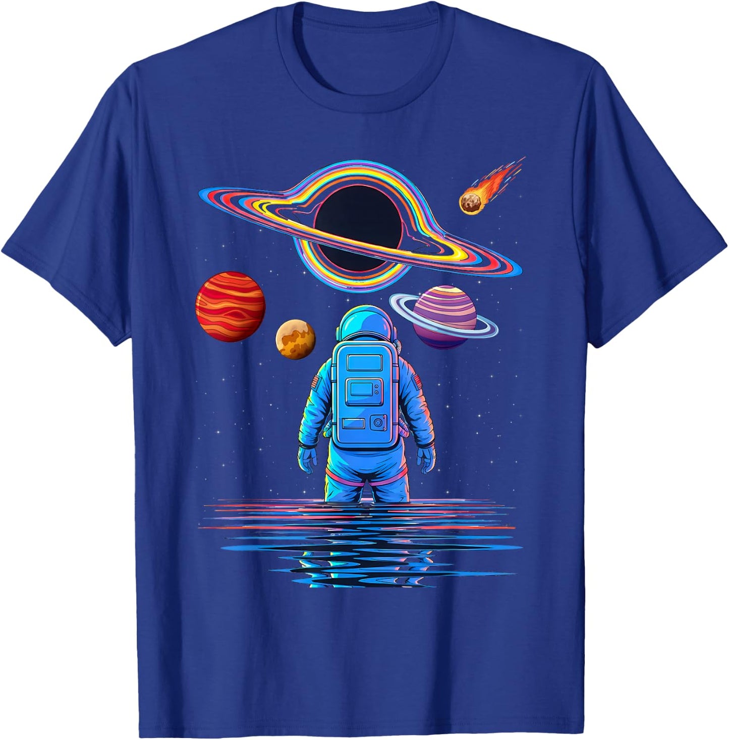 Black Hole Physics Universe Astrophysicist Astrophysics Kids T-Shirt - T-Shirt | Royal