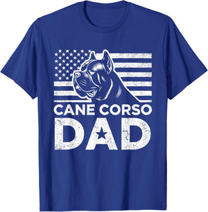 Italian Dog Cane Corso Mastiff Owner Dog Breed Patriotic T-Shirt - T-Shirt | Royal