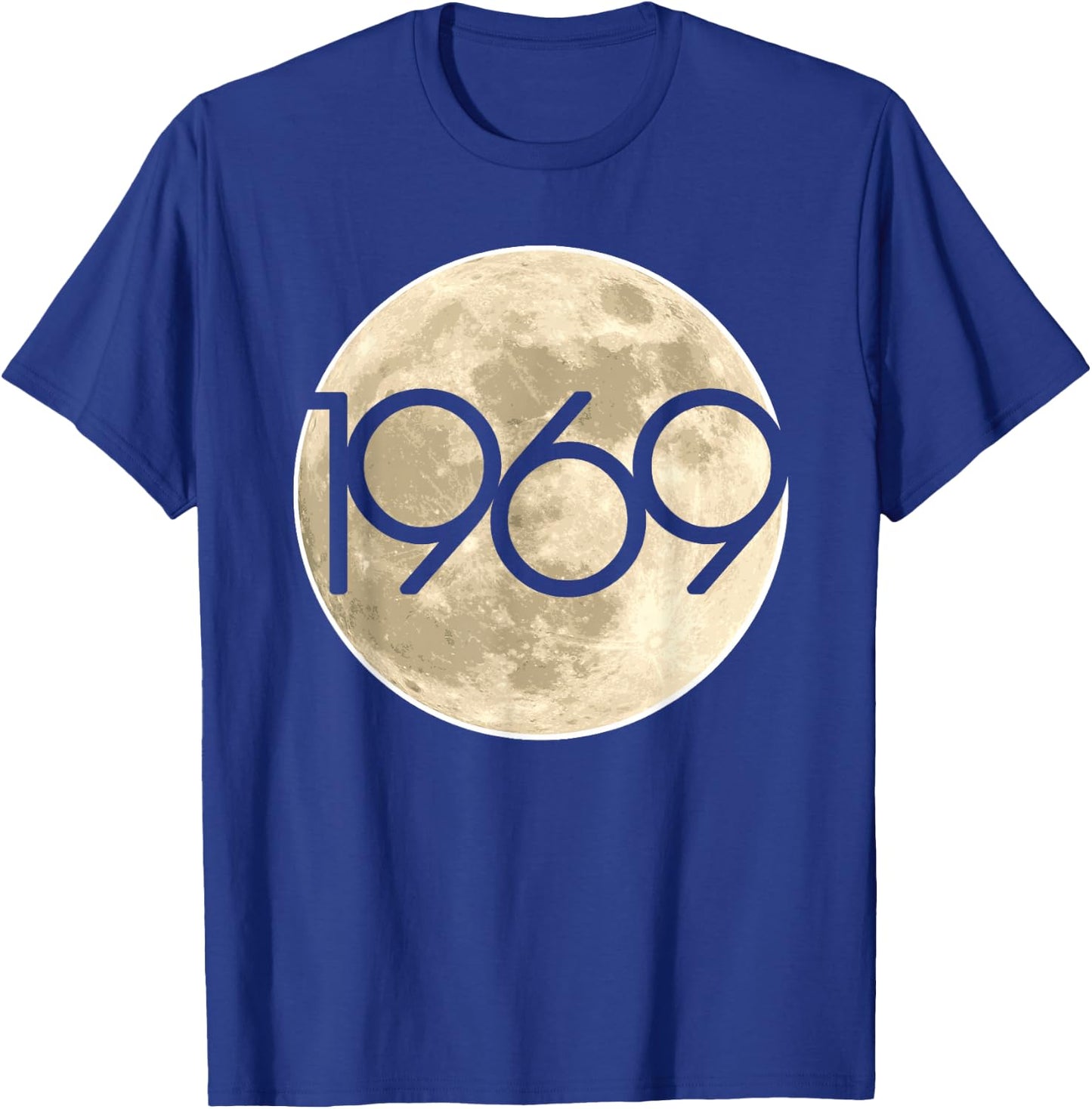 50th Anniversary Apollo 11 1969 Moon Landing T-Shirt - T-Shirt | Royal