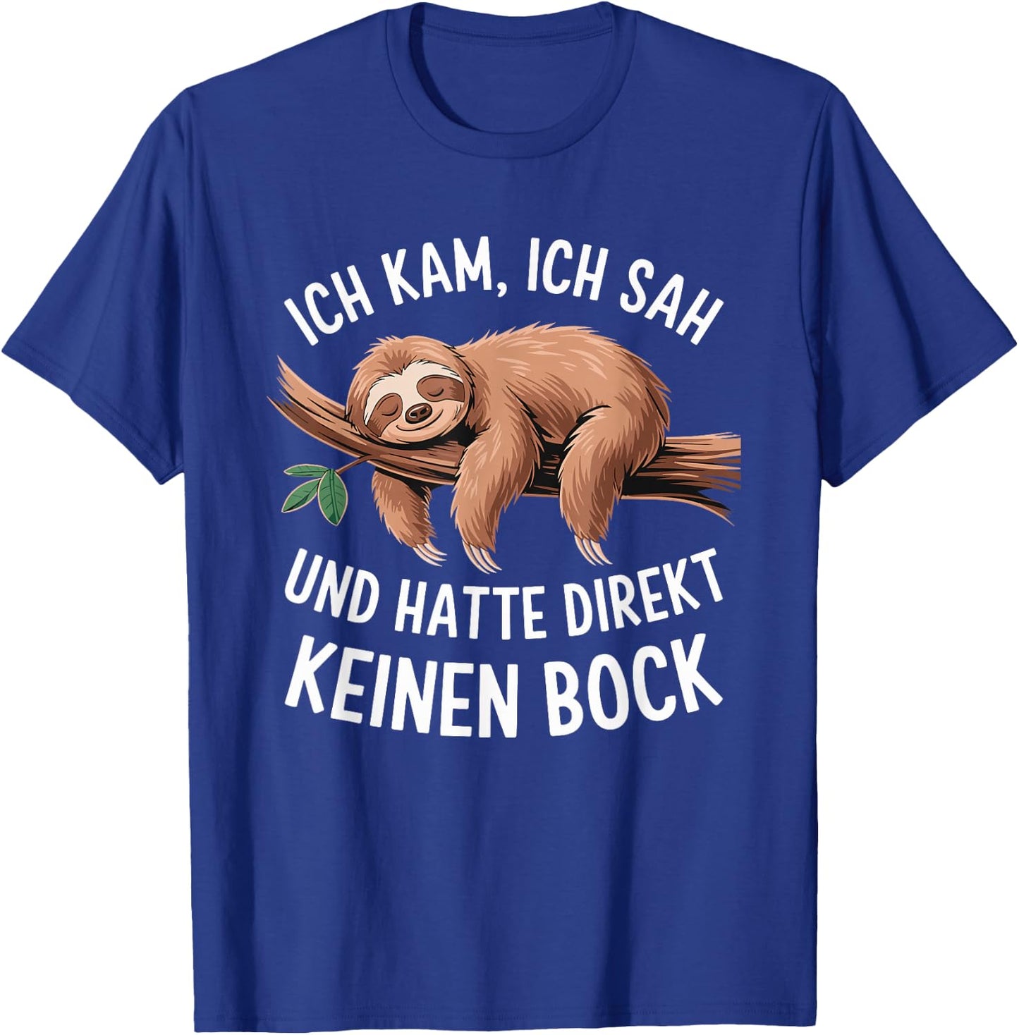 Sloth Saying Funny Teenager Sleep Shirt Sleep , black T-Shirt - T-Shirt | Royal