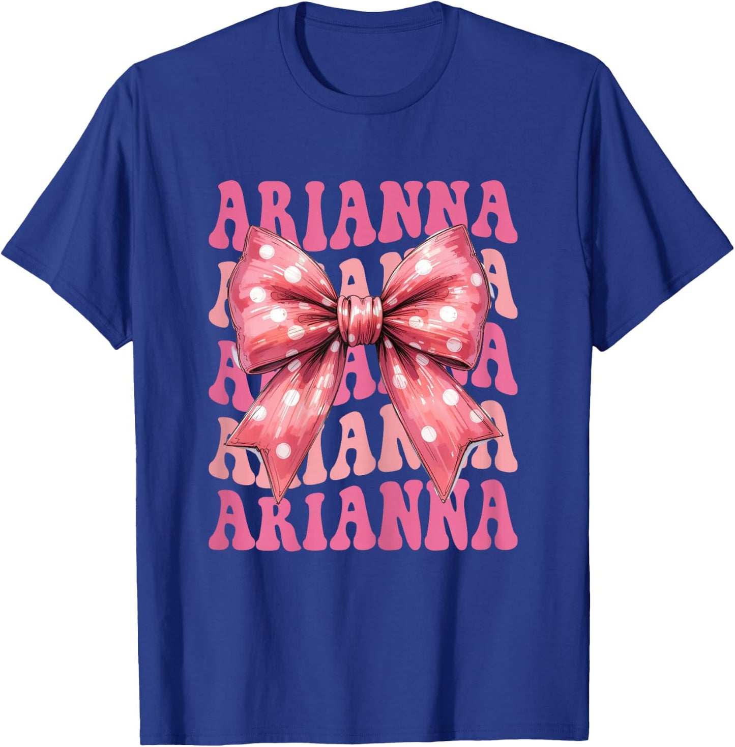 Arianna Nœud Coquette Esthétique pour Femmes Filles T-Shirt - T-Shirt | Royal