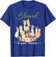Blessed Beyond Measure Cute Floral Woodland Creatures T-Shirt - T-Shirt | Royal