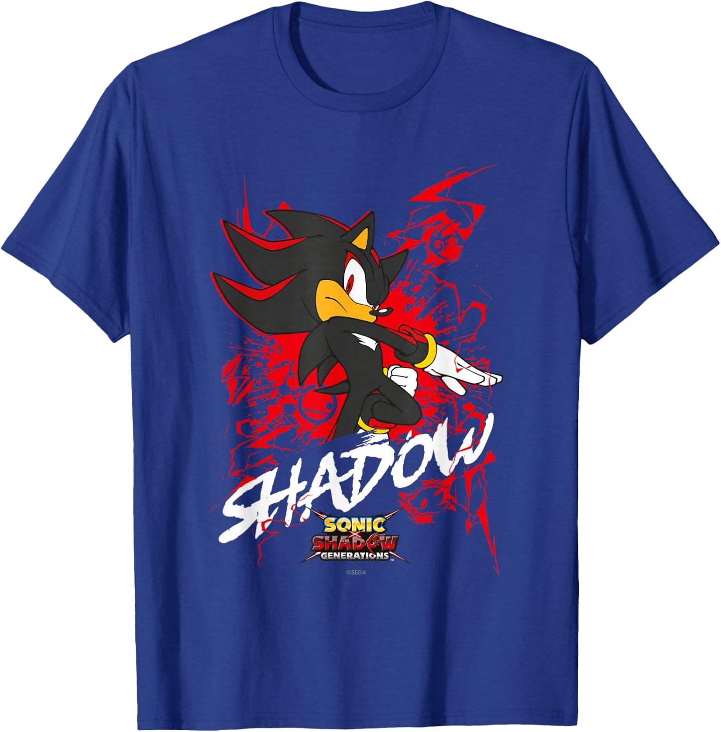 Sonic the Hedgehog, Sonic X Shadow Generations Shadow , black T-Shirt - T-Shirt | Royal