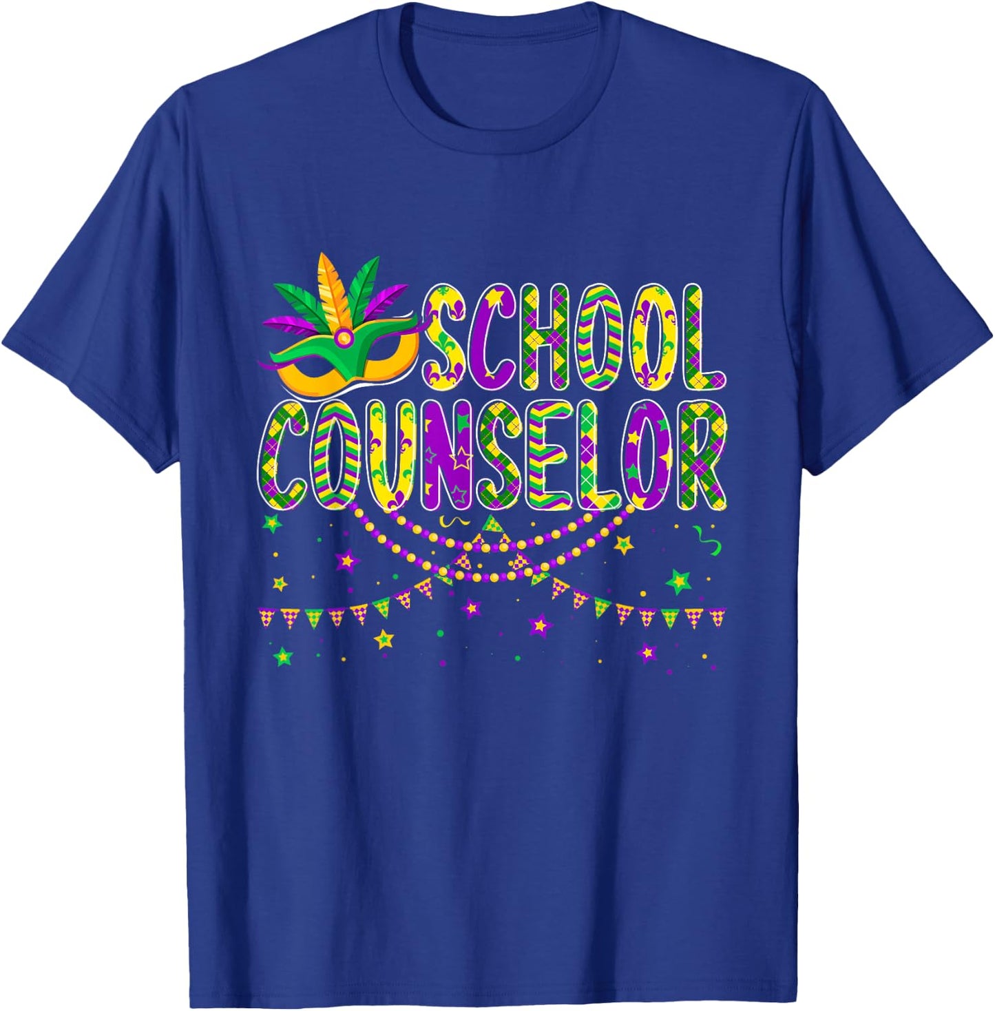 Mardi Gras School Counselor Jester Nurse Mardi Gras Women T-Shirt - T-Shirt | Royal