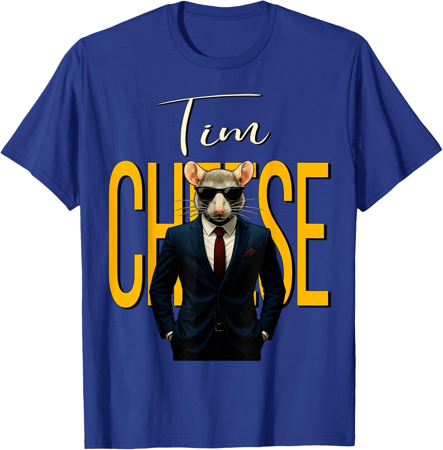 Tim Cheese - Funny Mouse Secret Agent Brainrot Kids Gaming T-Shirt - T-Shirt | Royal