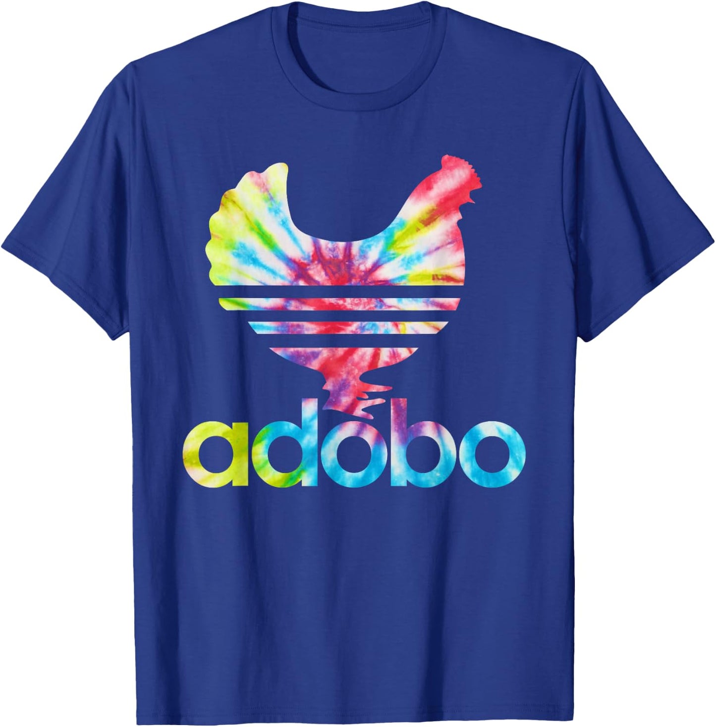 Tie Dye Filipino Adobo Chicken Philippines Funny Pinoy Food T-Shirt - T-Shirt | Royal