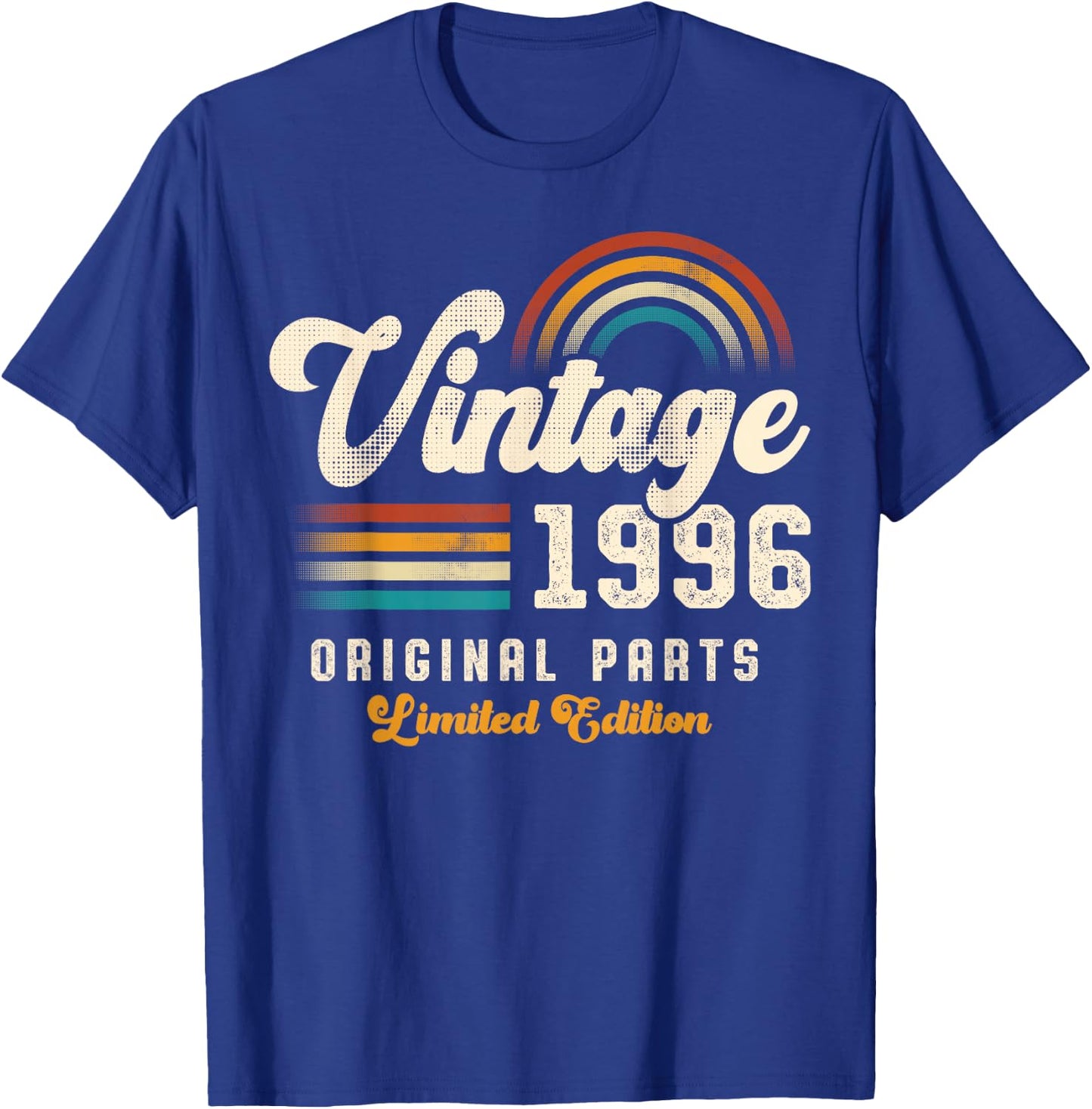 Vintage 1996 Original Parts 29th Anniversary Retro T-Shirt - T-Shirt | Royal