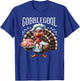 Funny Gobblegool Turkey Cheef Shirt - Adults Thanksgiving Retro Cartoon Turkey - Black, Small, Short Sleeve T-Shirt - T-Shirt | Royal
