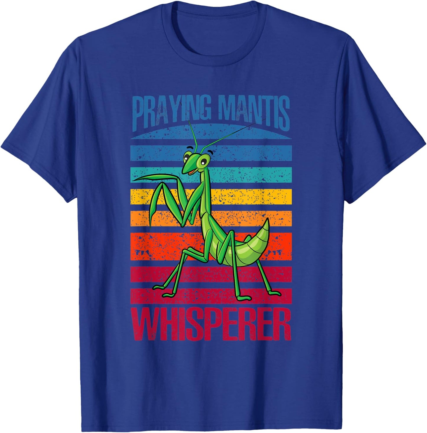 Praying Mantis Whisperer Mantis Garden Ninja T-Shirt - T-Shirt | Royal