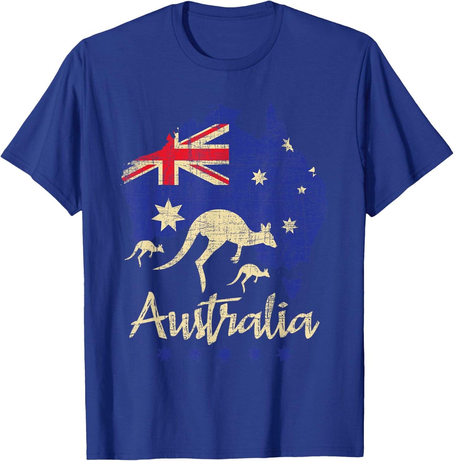 Australia - Kangaroo Australian Lover Wildlife Zoo Animal Small T-Shirt - T-Shirt | Royal