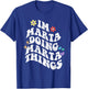 Retro Groovy Im Marta Doing Marta Things Funny Mother's Day T-Shirt - T-Shirt | Royal