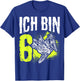ICH BIN 6. Geburtstag Motocross Geschenk T-Shirt - T-Shirt | Royal