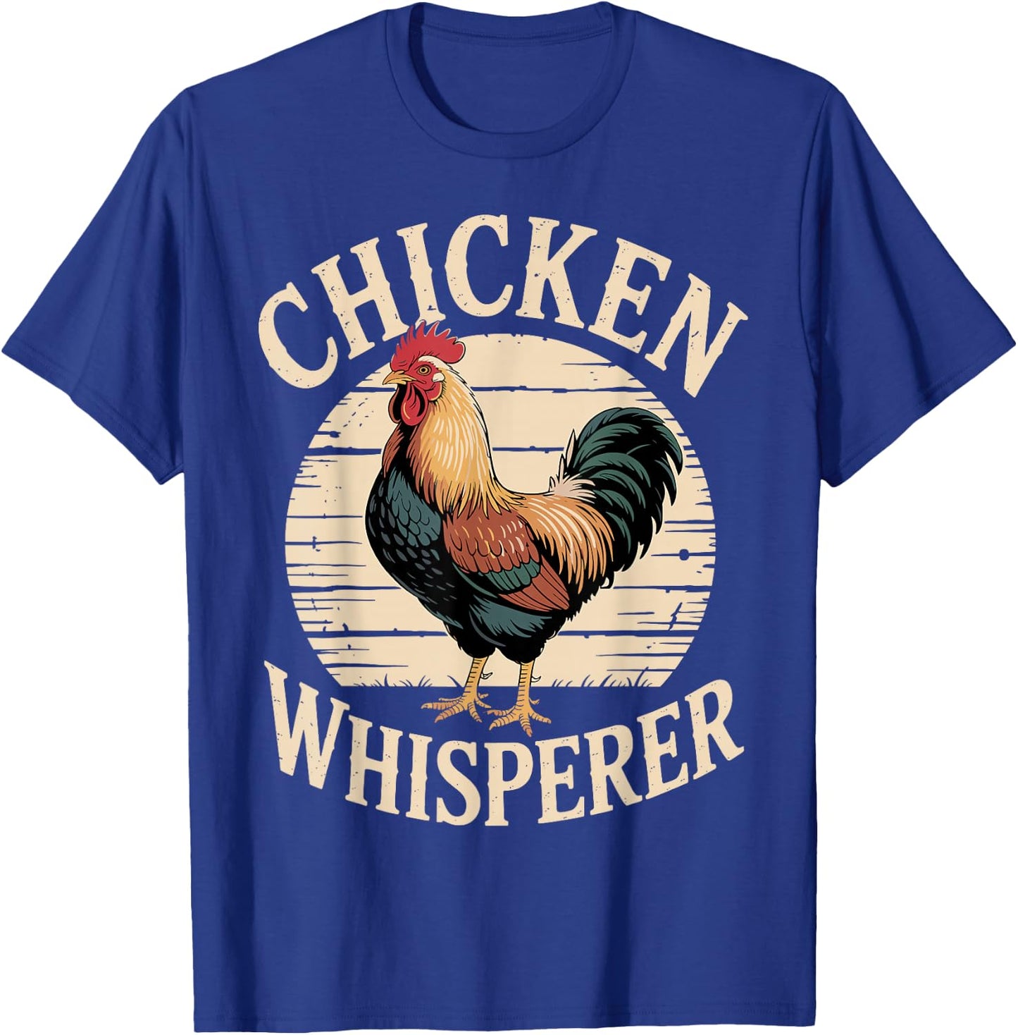 Chicken Whisperer Funny Rooster Farm Animal T-Shirt - T-Shirt | Royal