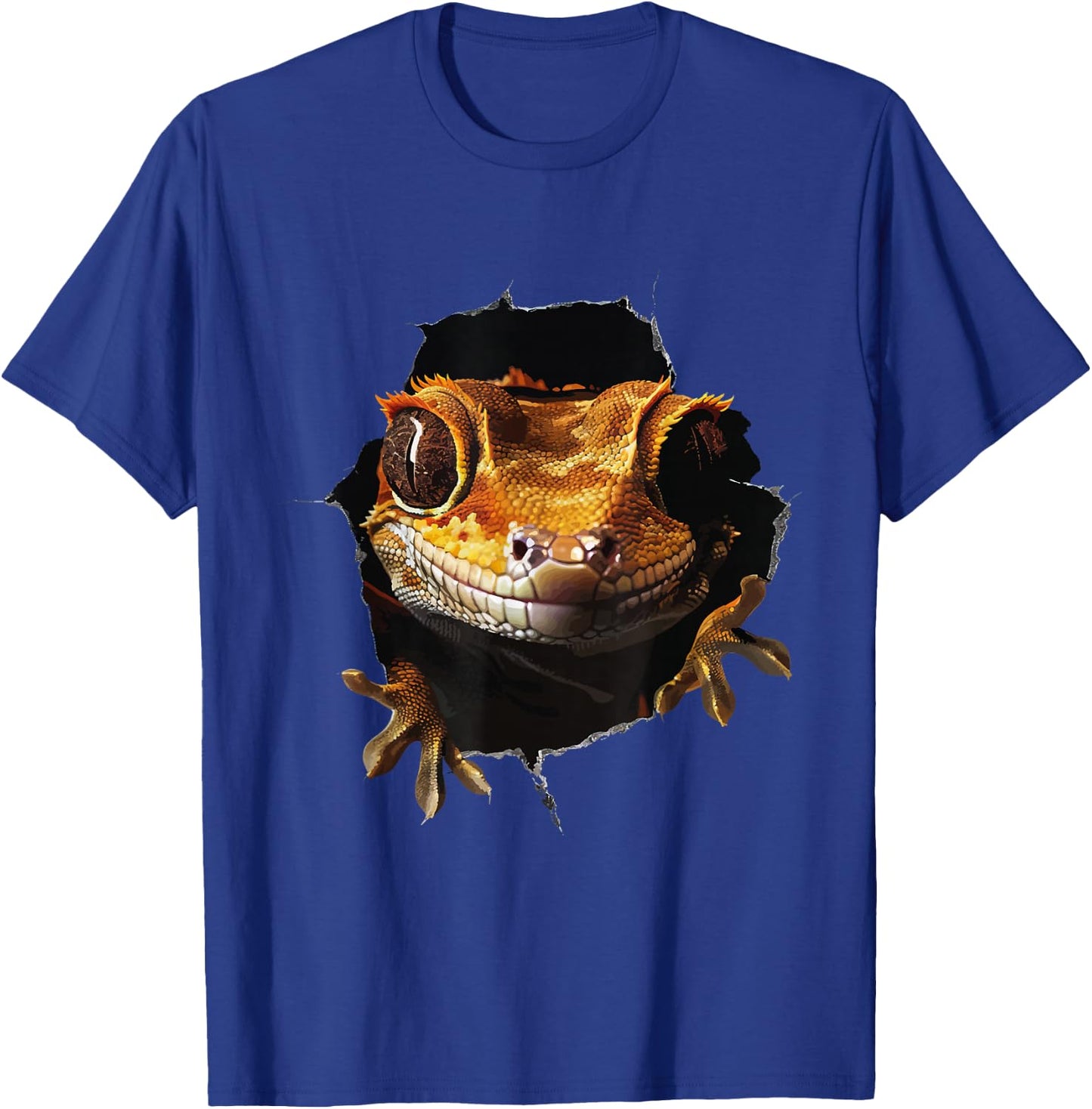 Crested Gecko T-Shirt - T-Shirt | Royal