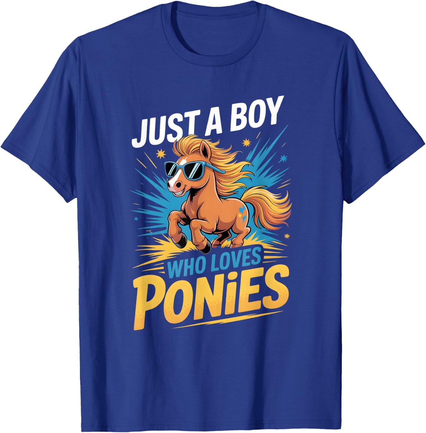 Boys Pony T-Shirt - T-Shirt | Royal