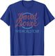 David Bowie - World Tour 1978 Logo , Black T-Shirt - T-Shirt | Royal