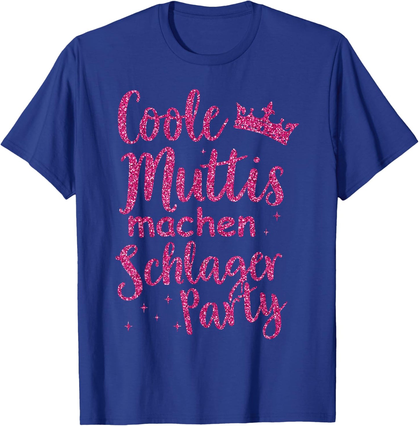 Schlager Music Costume Schlagerfan Schlager Music Party Girls , black T-Shirt - T-Shirt | Royal