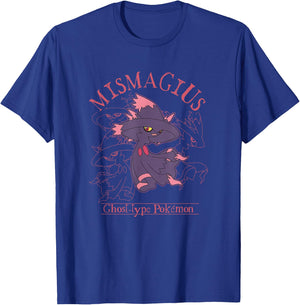 Pokémon Mismagius Ghost-Type Pokémon Line Art Portrait T-Shirt - T-Shirt | Royal