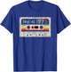 Best of 1975 Classic 1975 Cassette Tape Vintage Birthday T-Shirt - T-Shirt | Royal