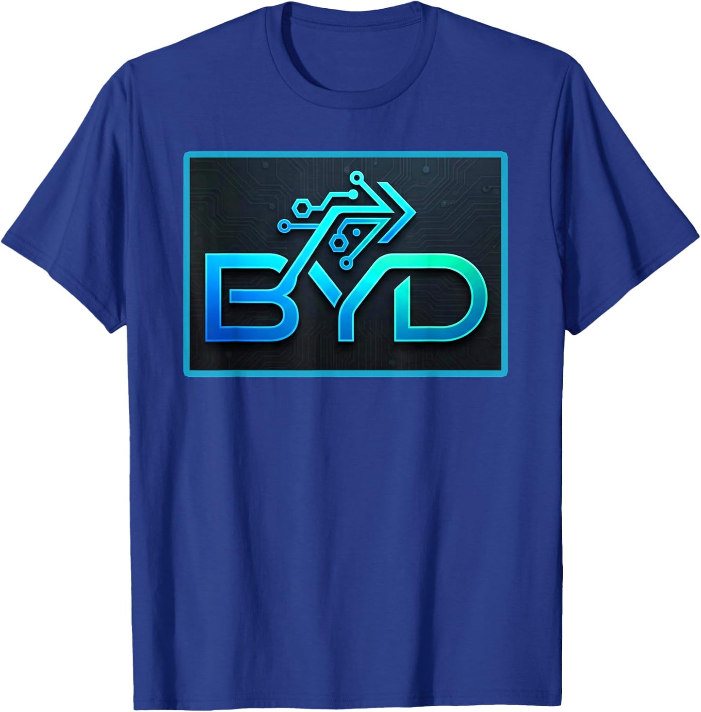 Logo von BYD Tech T-Shirt - T-Shirt | Royal