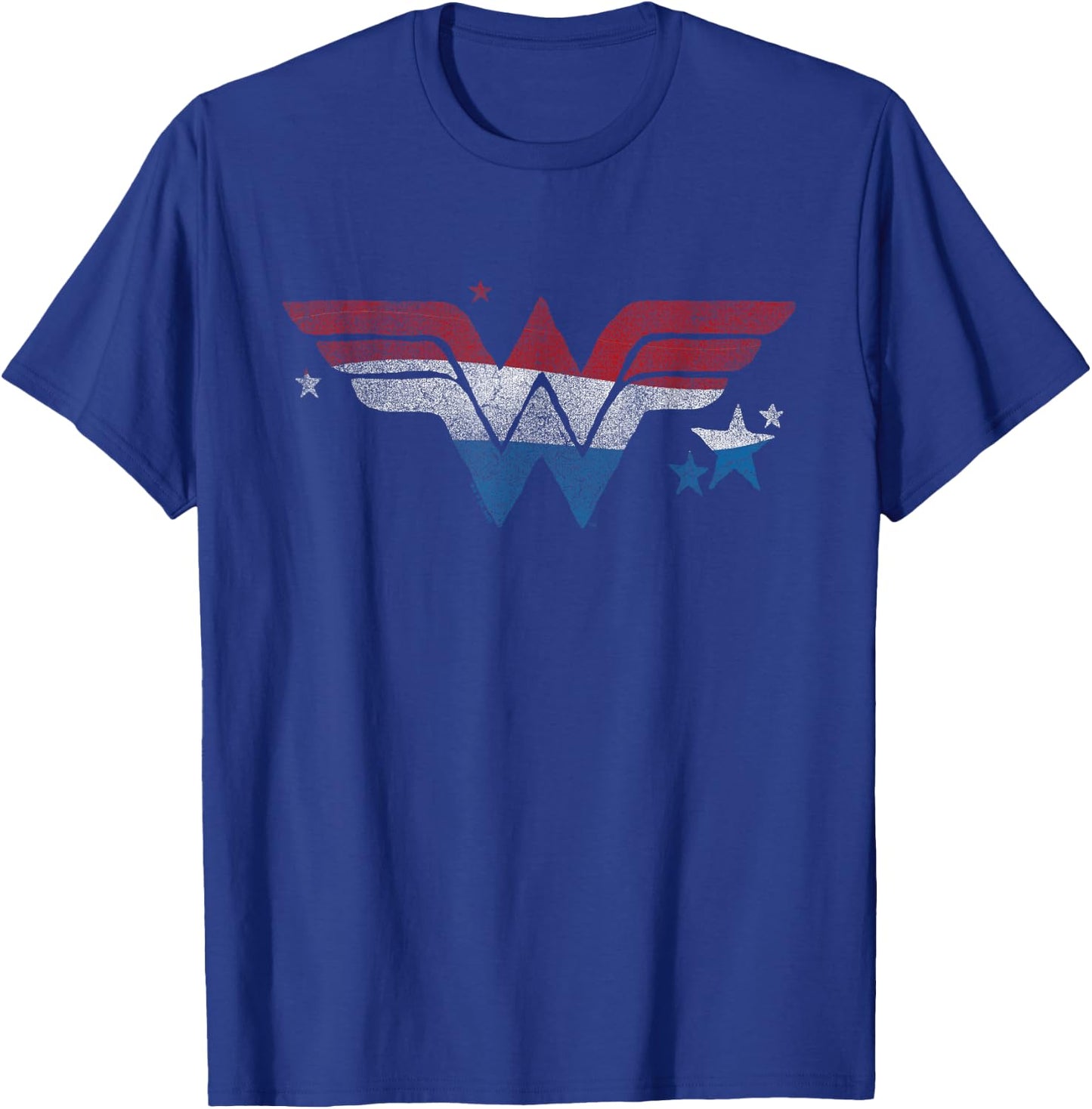 Wonder Woman 4th Of July Red, White, And Blue Logo T-Shirt - T-Shirt | Royal
