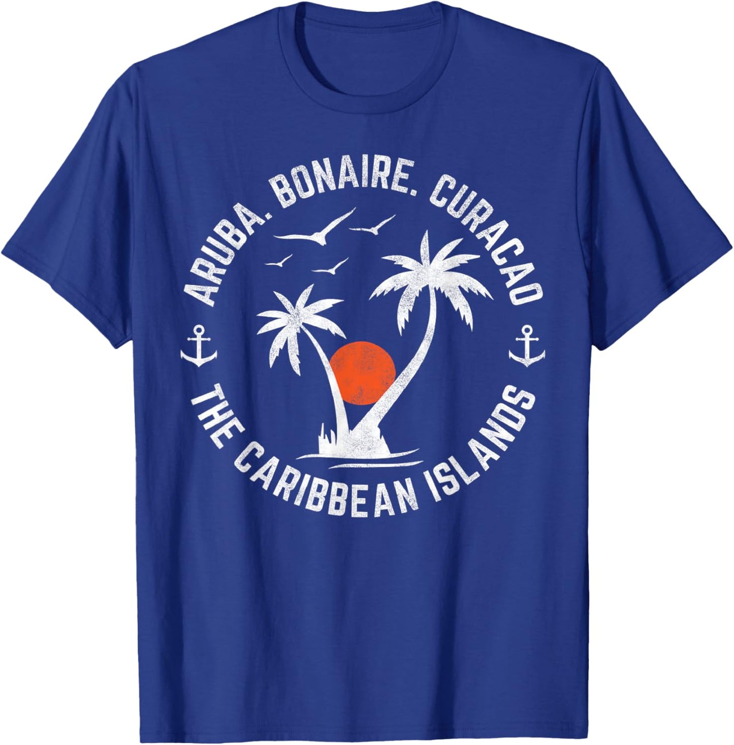 Souvenir Aruba Bonaire Curacao Caribbean Islands Vacation T-Shirt - T-Shirt | Royal